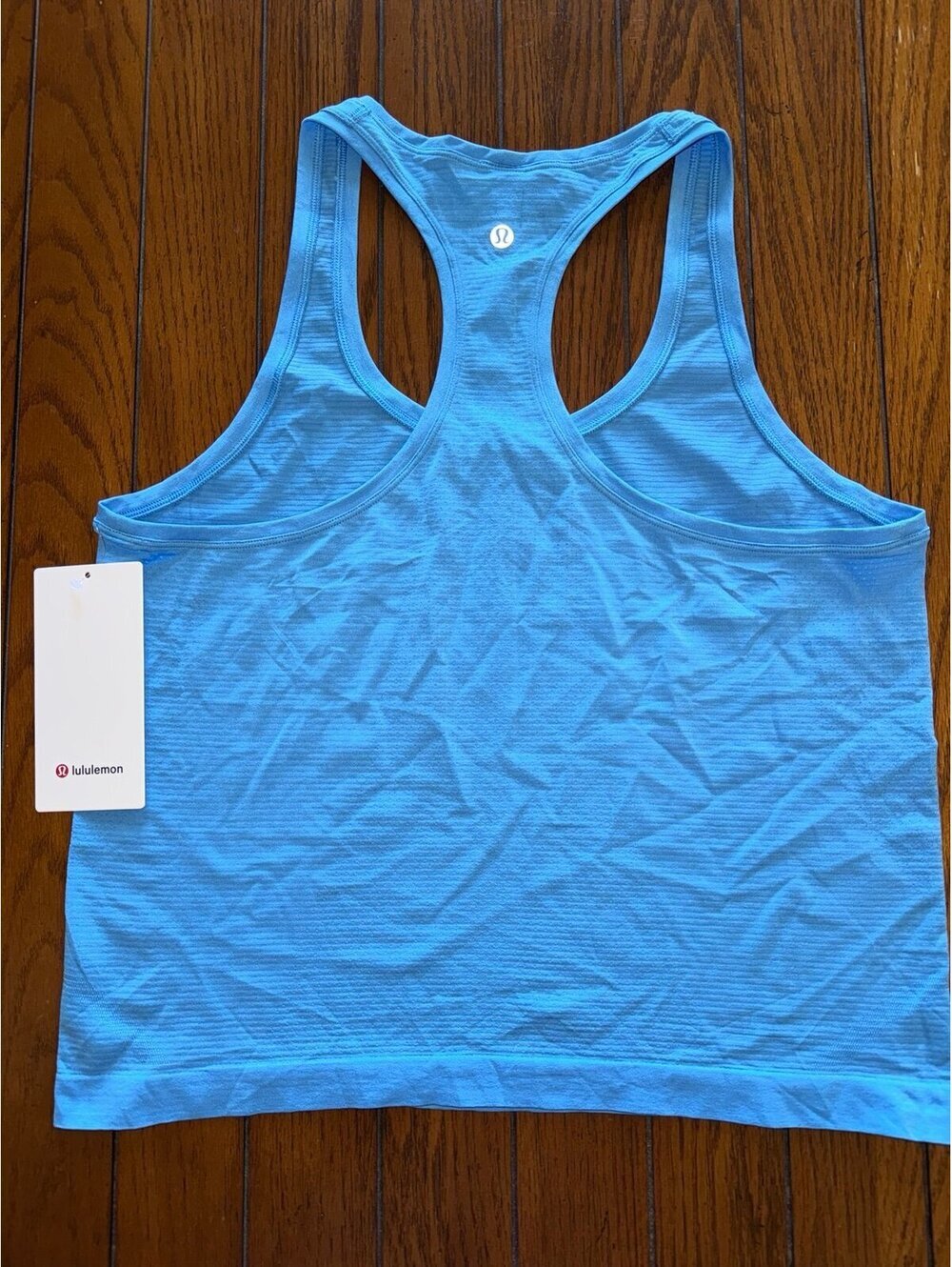 Lululemon Swiftly Tech Scoopneck Tank 2.0 Race Length Ocean Wave Size 10 NWT